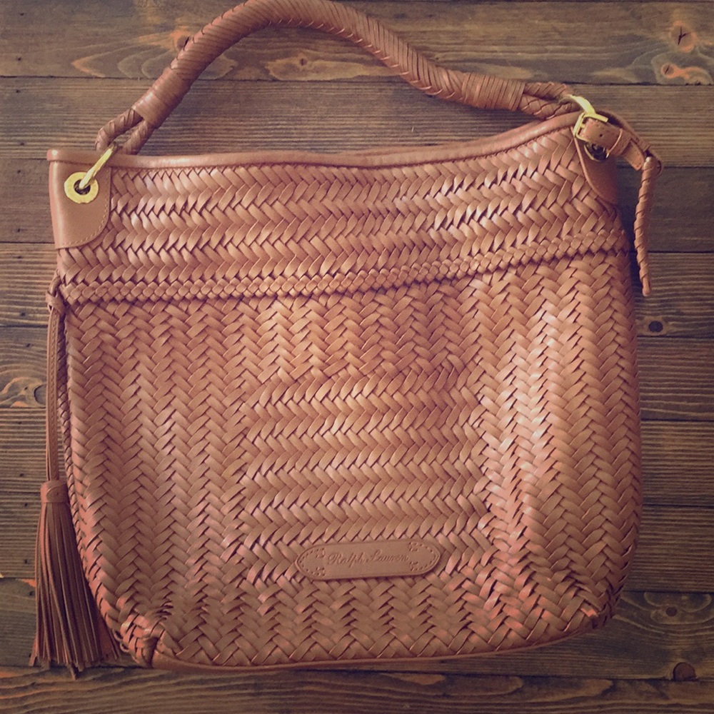 Ralph Lauren leather shoulder bag